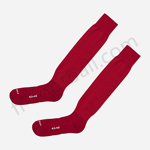 Chaussettes de football adulte Team Socks ROUGE-PRO TOUCH Vente en ligne - -0
