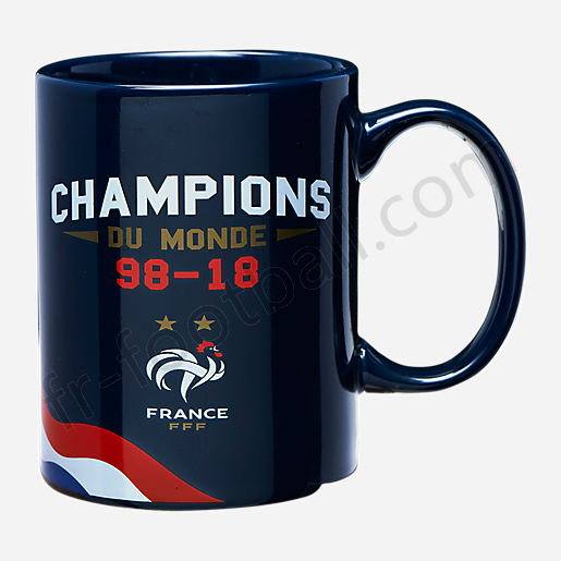 Mug Bleu Champion Du Monde-FFF Vente en ligne - -0
