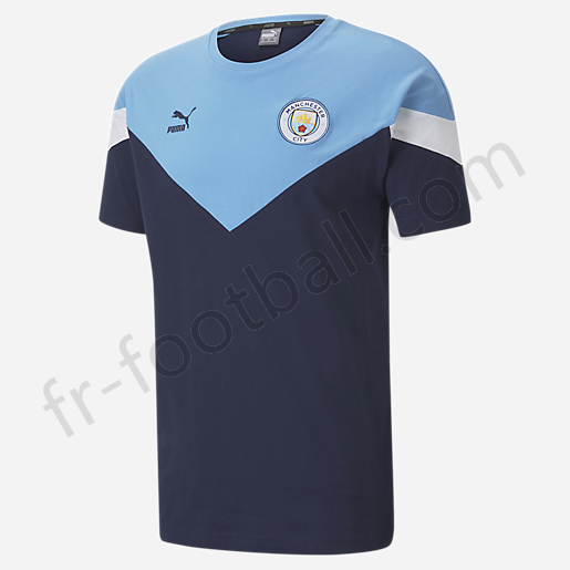 T-shirt manches courtes homme Manchester City Iconic 19/20-PUMA Vente en ligne - -1
