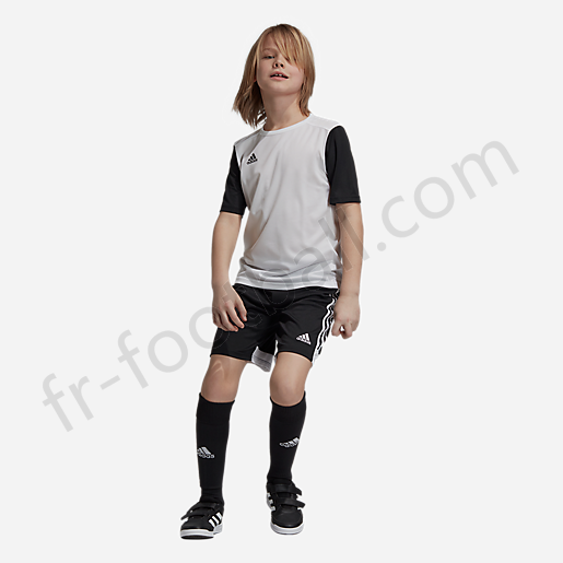 Maillot football enfant Estro 19 Jsyy BLANC-ADIDAS Vente en ligne - -4
