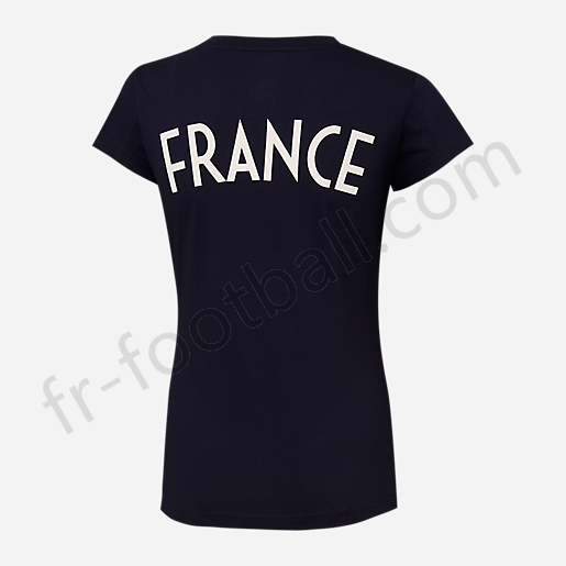 T-shirt manches courtes femme France FFF BLEU-FFF Vente en ligne - -1