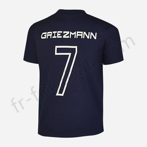 T-shirt manches courtes enfant Stripe Griezmann FFF BLEU-FFF Vente en ligne - -0