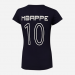T-shirt manches courtes femme Stripe Mbappe FFF BLEU-FFF Vente en ligne - 1